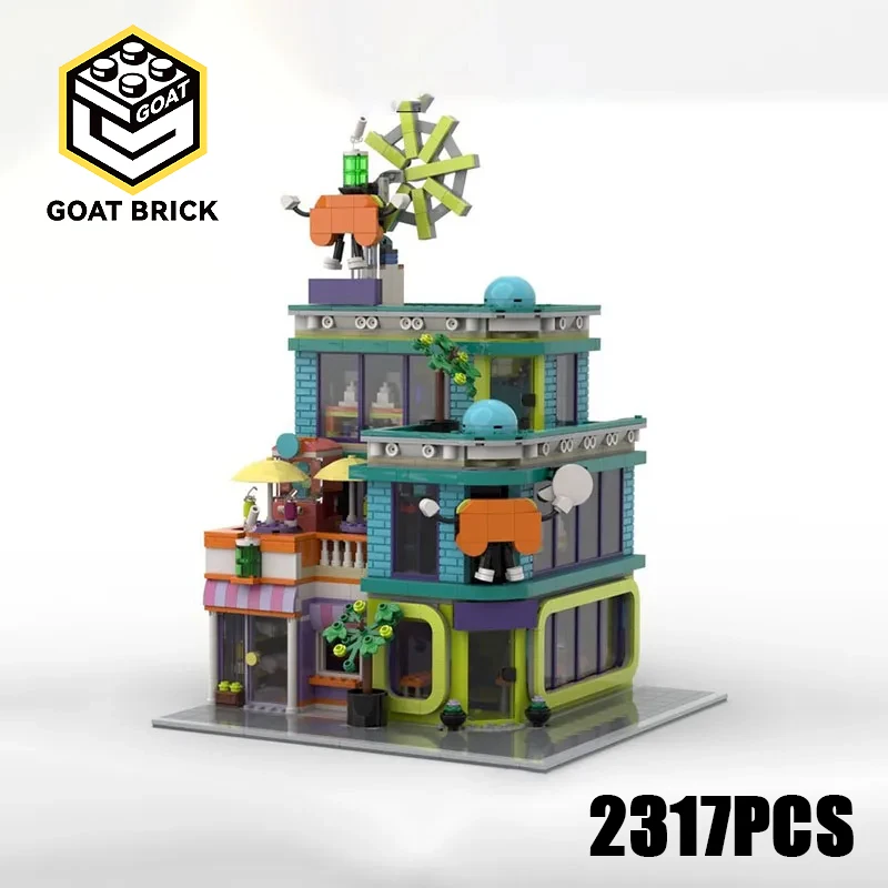 

Exquisite New Product MOC Building Block Building Model Game Comic Bookstore Technology Modular Children's Toy Gift DIY Set