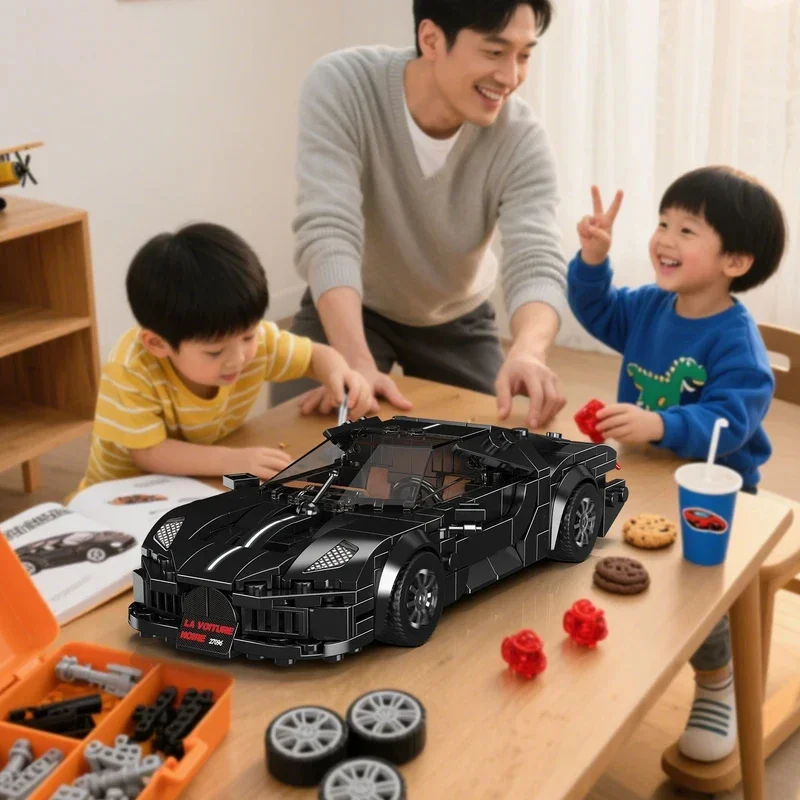 

Набор строительных блоков 24096 Speed Sport Racing Car: модель суперкара MOC с демонстрационным боксом, 4 варианта сборки, DIY игрушки для детей, подарок на праздник