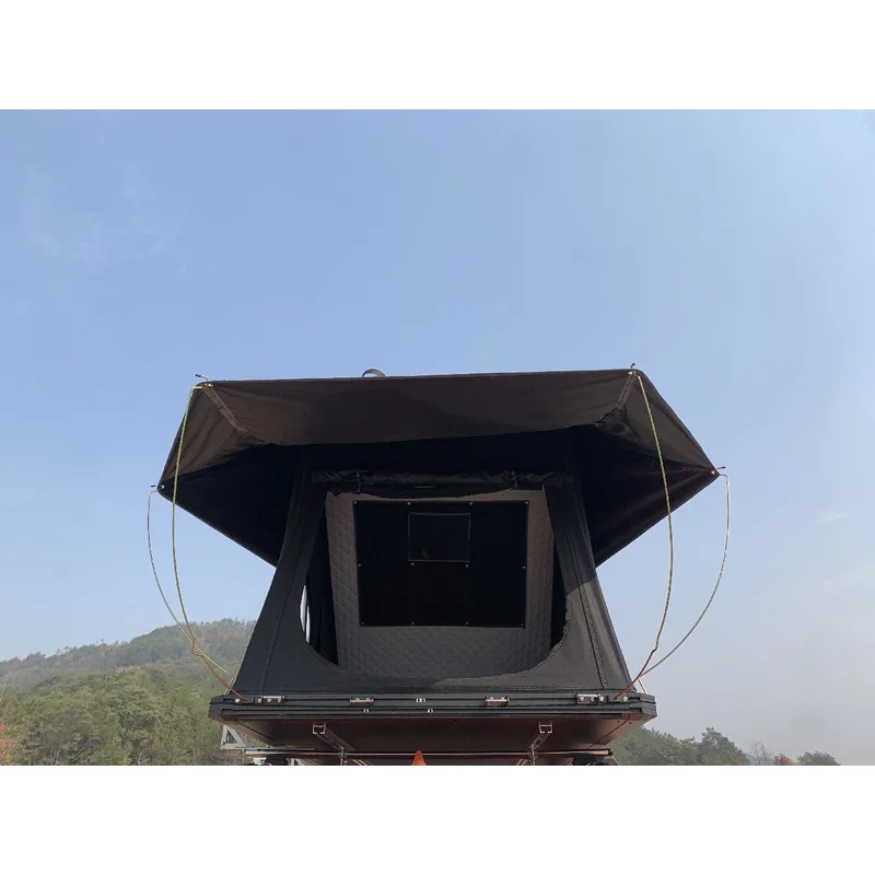 Durable Compact Aluminum Hard‑Shell Waterproof Rooftop Tent Suitable For 4WD Overlanding Touring Vehicle Modification Accessorie