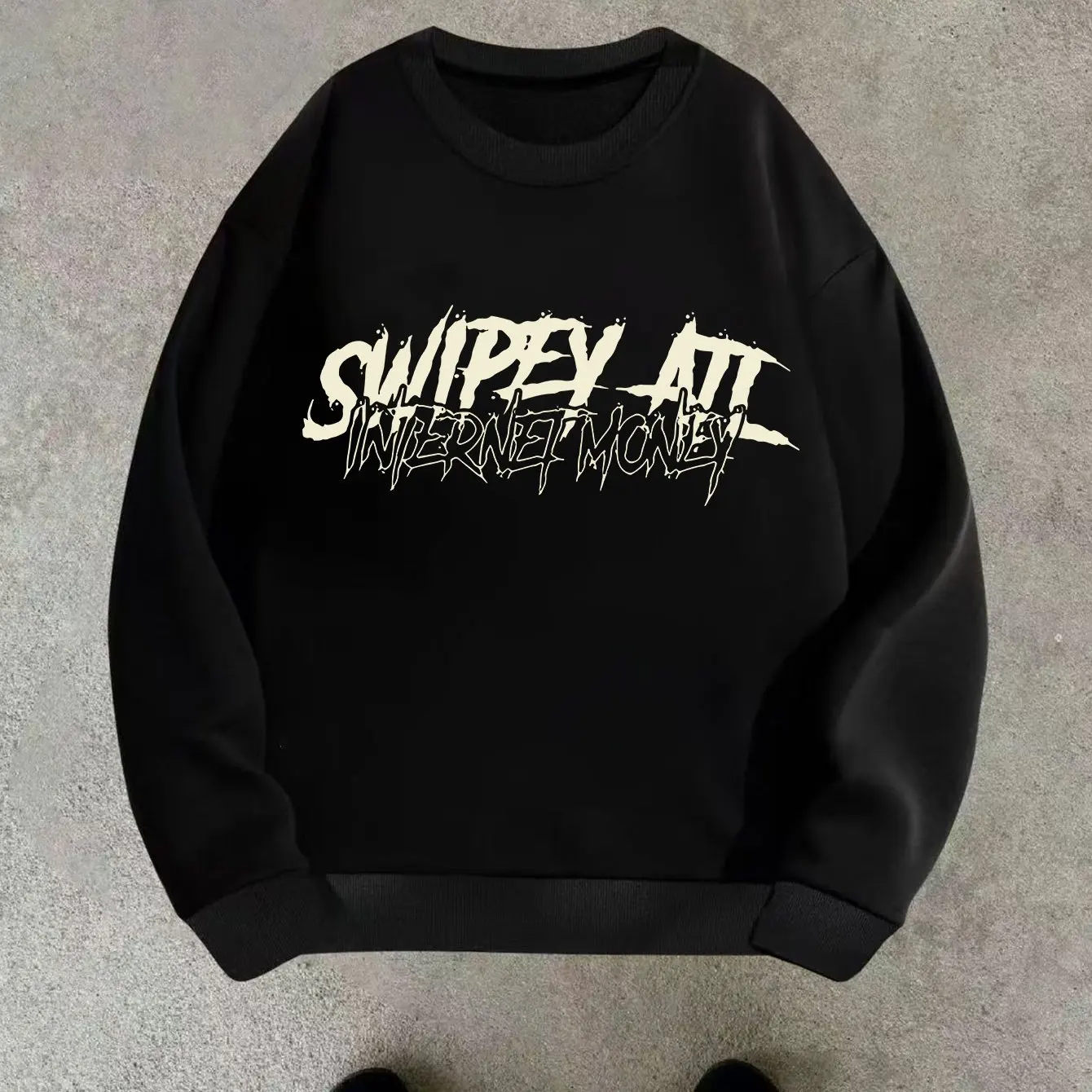 

Осенне-зимняя мужская и женская спортивная одежда с длинными рукавами и принтом в стиле ретро, повседневная свободная уличная уличная толстовка