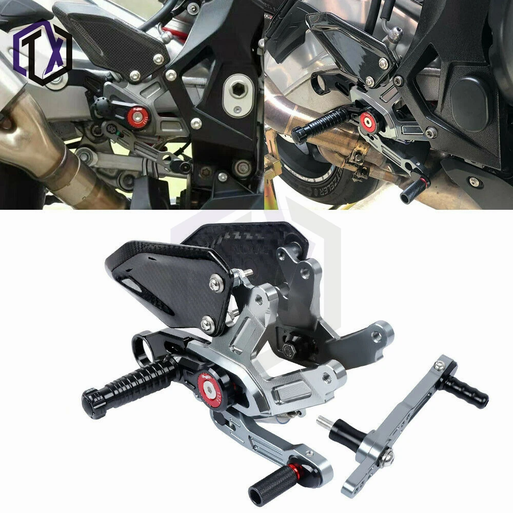 

Motorcycle Rear Sets Rearset Footrest Foot Rests Pegs for BM W S1000RR 2015-2018
