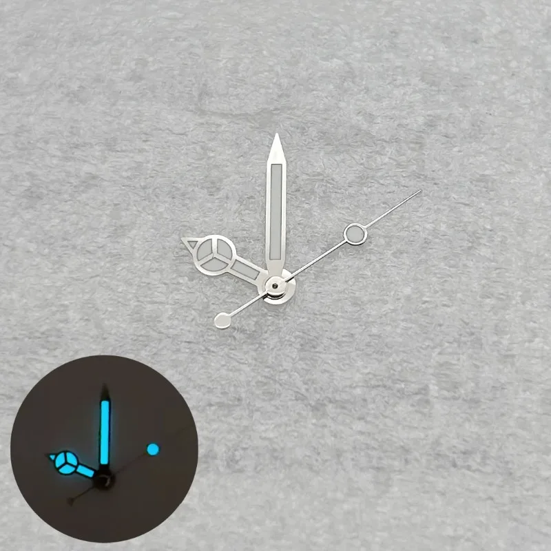 Puntatore NH35 luce notturna verde luce notturna blu ghiaccio compatibile con movimento NH35/NH35 Sostituzione di accessori per orologi