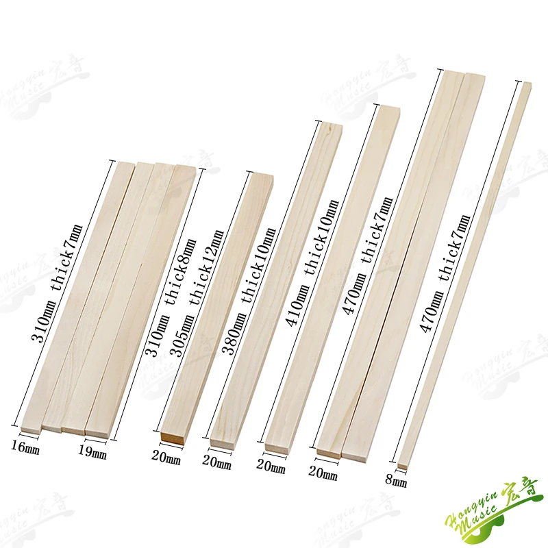 Acoustic guitar beam material Sittica spruce sound beam frame wood phase wood support wood for guitar wood material accessories