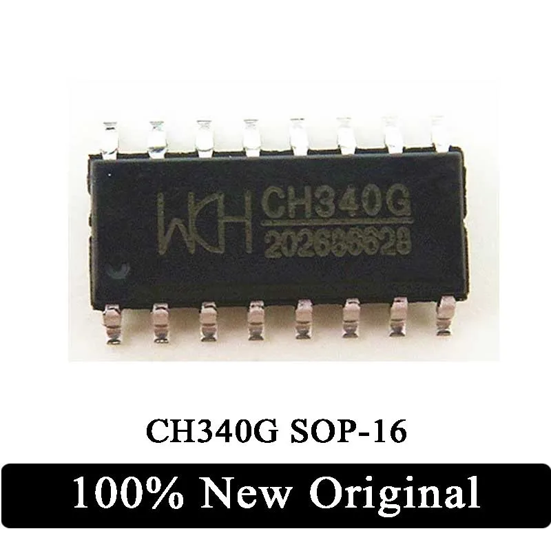 5-10pcs 100% New Original CH340G CH340 340G SOP-16 ic Chipset