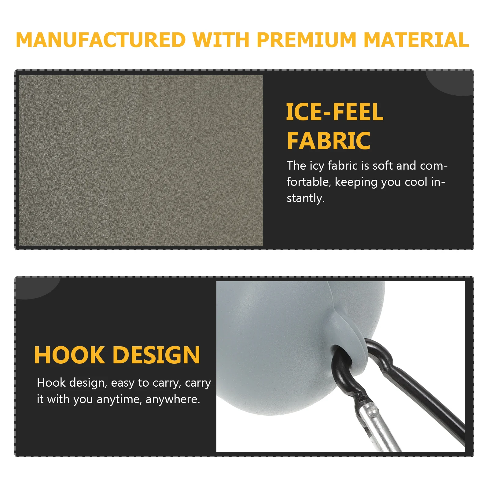 

1Pcs Instant Cooling Towel Quick Dry High Absorption for Hot Flashes Gym Yoga Camping Hiking Running Fitness Training