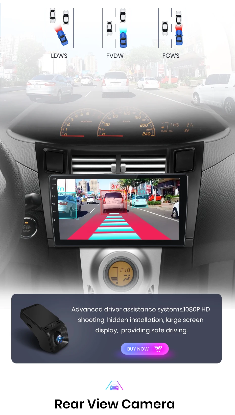 Junsun carplay android auto radio für toyota yaris 2005-2012 360 kamera auto intelligente systeme rds bt dsp 2 din autoradio – Detail 16
