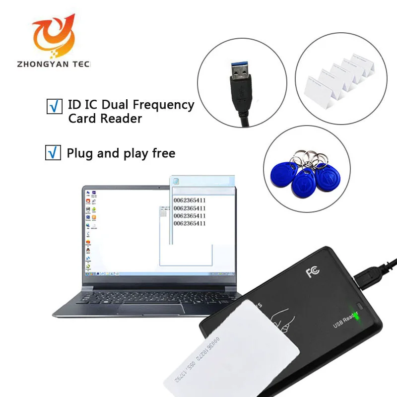 Imagem -01 - sem Contacto ic Leitor Plug Play Proximidade Nfc Cartão Inteligente Rfid Usb Sistema de Janela de Suporte Linux 1356 Mhz sem contacto ic leitor plug play proximidade nfc cartao inteligente rfid usb sistema de janela de suporte linux 1356 mhz 01