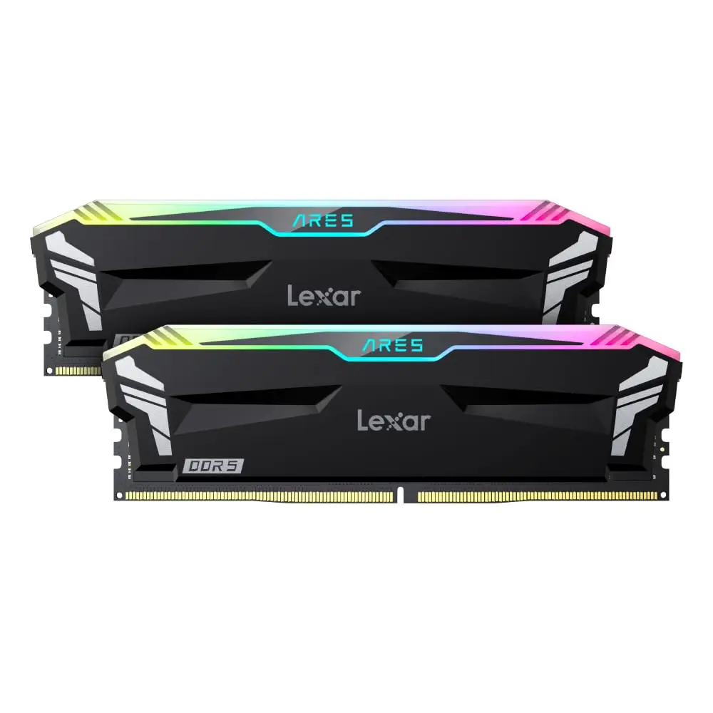

32GB (2x16GB) ARES RGB DDR5 RAM 6400MT/s CL32 1.4V Desktop Memory - Intel XMP 3.0 & AMD Expo Compatible, Black, Custom