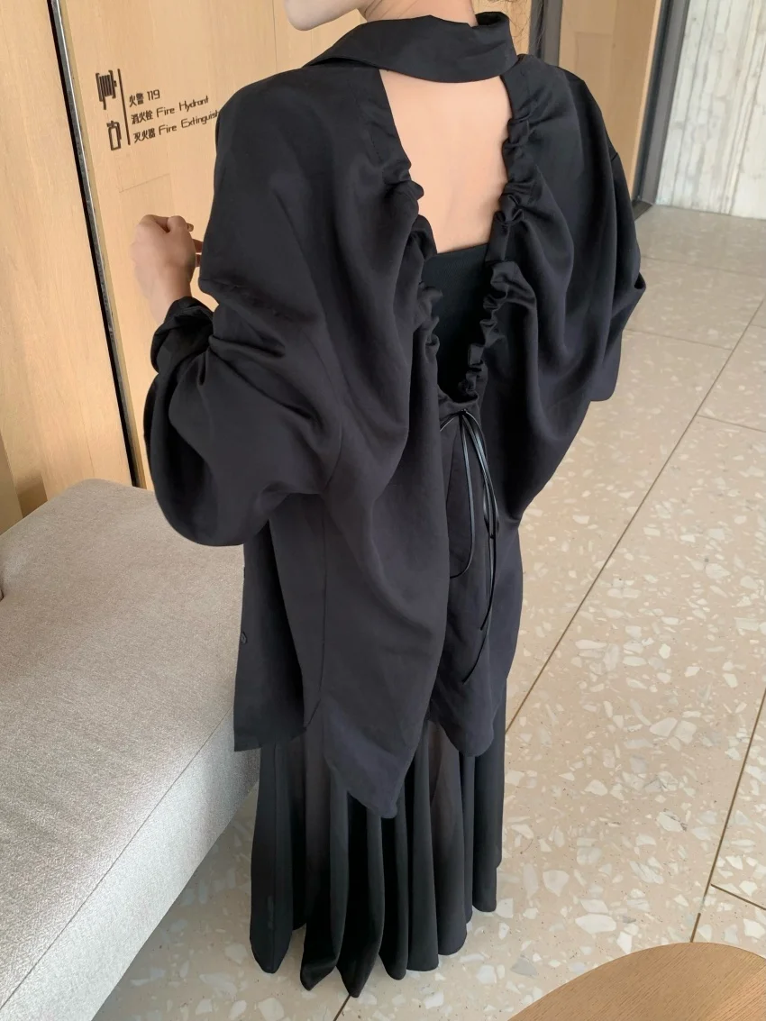 

Alien Kitty Lazy Style Women Dress Sets Gentle Streetwear Casual Summer 2025 New Loose Blouses Daily Chic Slip Maxi Dress