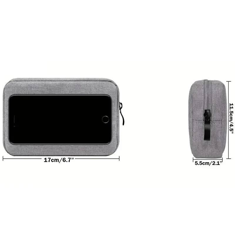 Storage Bag Cable Cord Organizer Travel Bag Small Electronics SD Card Power Bank Storage Bag image 4
