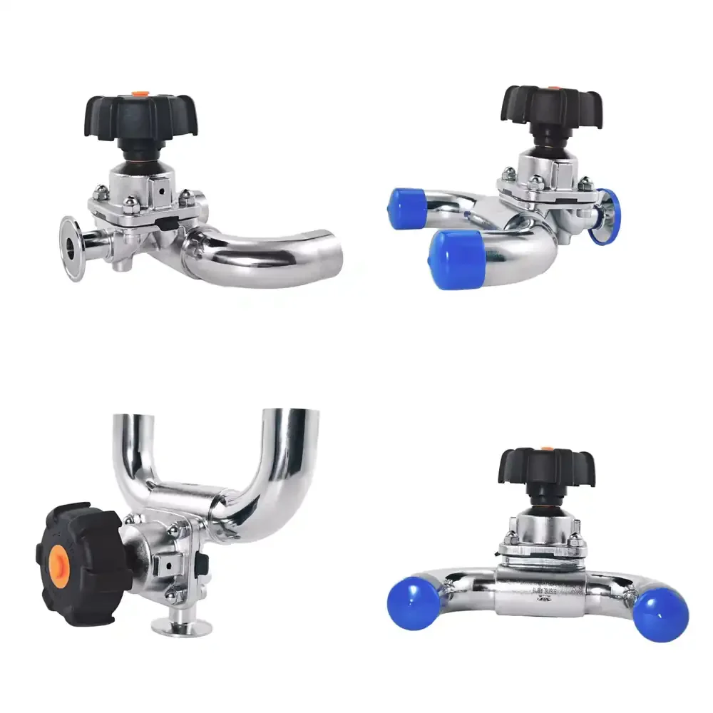 

Wangtai Single Clamp U-shaped Double Diaphragm Valve SS316L 304 Sanitary Design Manual Control Food/Beverage Water 3A