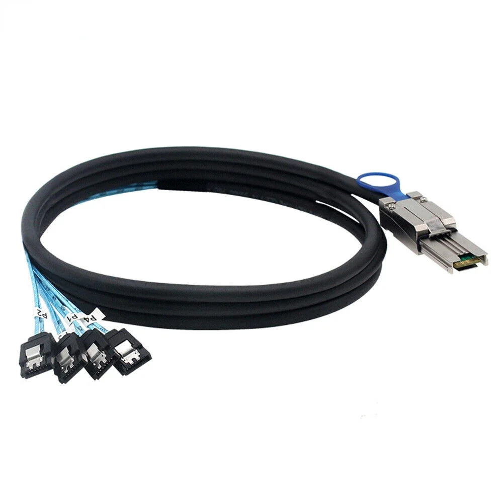 MINI SAS SFF-8088 26P to 4 Port SATA 7P female server hard disk connection cable