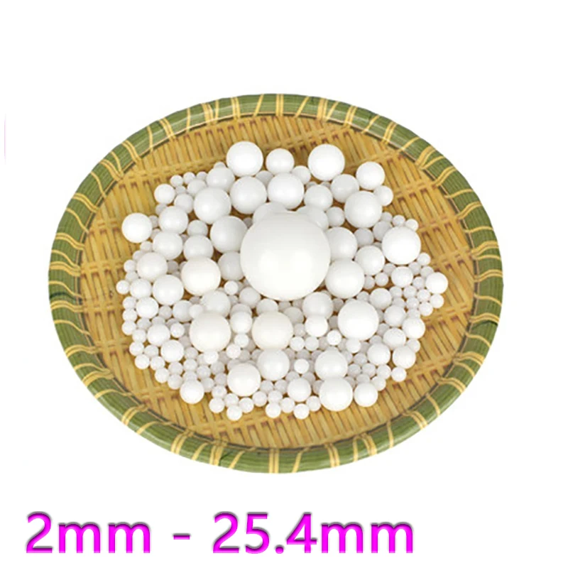 White POM Plastic Ball Precision Solid Ball 2 2.38 2.5 2.778 3 3.175 3.969 4 4.5 4.763 5 5.556 6 6.35 6.95 7mm to 25.4mm