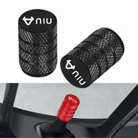 6 Colors Scooter Tire Valve Cap CNC Air Port Stem Cover Accessories For Niu Kqi3 M Pro M1s Mqi Nqi Gt Gts Pro N1s Uqi N1 U1 U+a