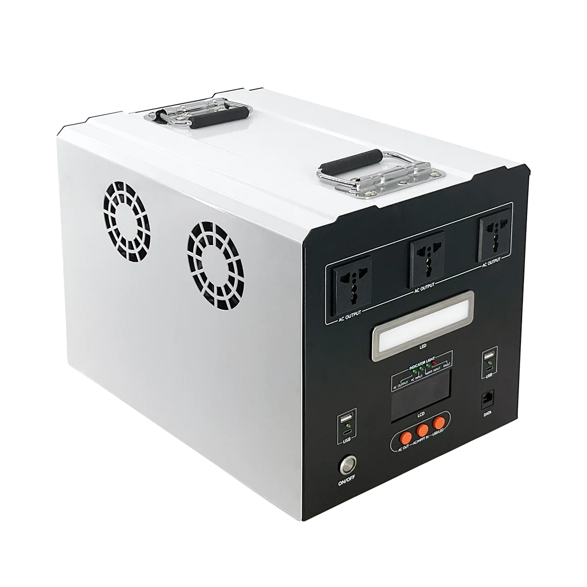 Portable Power Station 2000w 2kW Lifepo4 Battery 2304Wh Generator Solar Generator Power Stations For Home Outdoor Camping