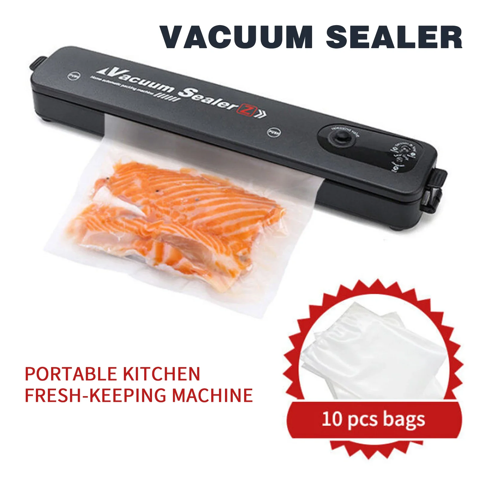 Vacuum Sealing Machine Automatic Packaging Machine Mini Food Preservation Machine Kitchen Portable Sealing Machine