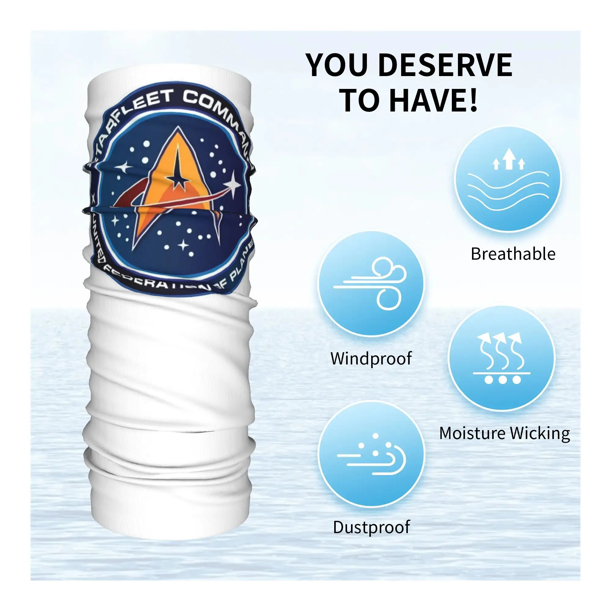 Звездные пути, научная фантастика, сериал, бандана, гетры с принтом, маска, шарф, велосипедный шарф, спорт на открытом воздухе, унисекс для взрослых