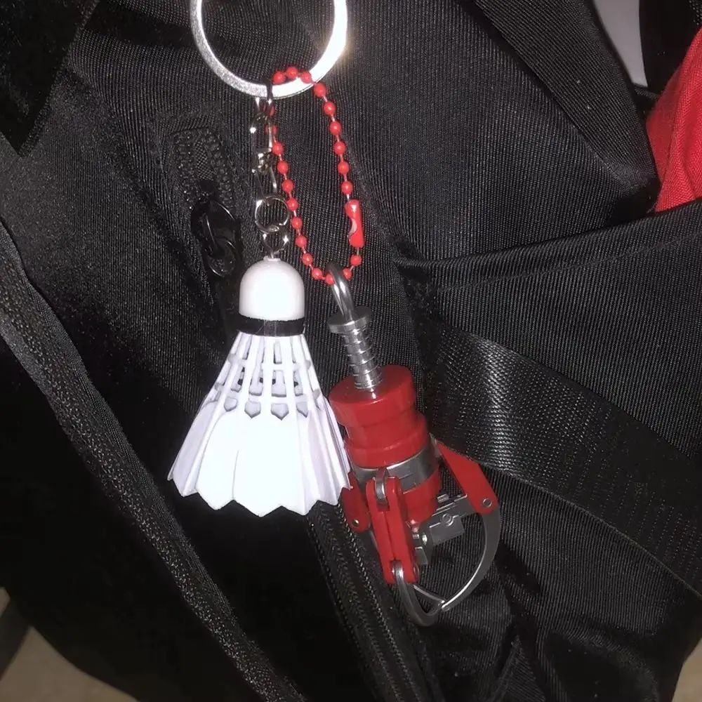 Press Type Catch Claw Model Simulation Alloy Claw Machine Key Chain Mini Spring Grasping Claws Key Chain School Bag