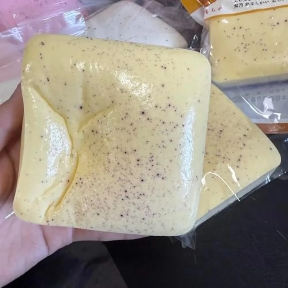 Morbido lento aumento Squishy Squishy Sollievo dallo stress Giocattolo antistress Calmante Squish Agitarsi Giocattoli Toast appiccicoso Squishy Gioco sensoriale