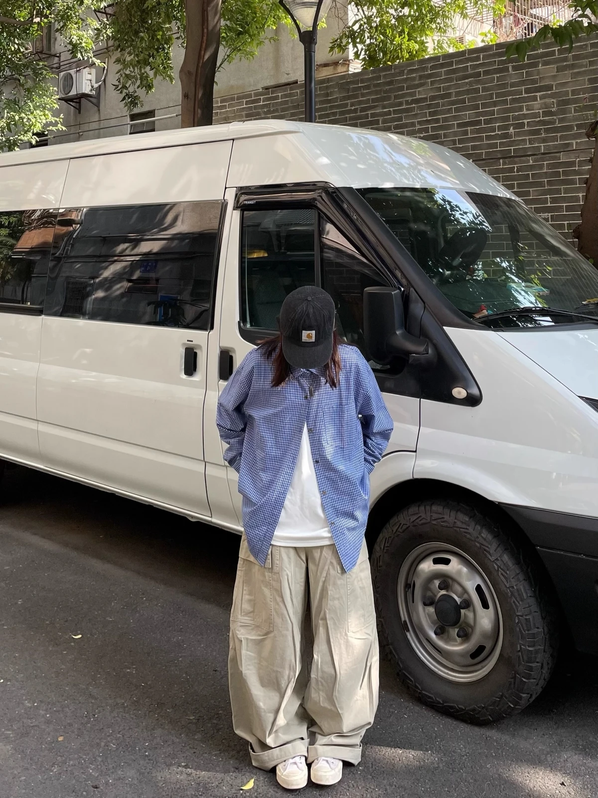 Retro japońskie spodnie męskie i damskie o luźnym kroju, z prostymi nogawkami i szerokimi nogawkami typu wide leg, casualowe spodnie.