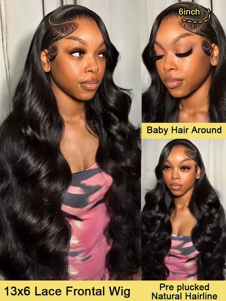 280 كثافة الجسم موجة 13x6 360 Hd الدانتيل الباروكات الأمامية شعر الإنسان قبل قطعها البرازيلي 7x5 غلويليس قبل قطع شعر مستعار الدانتيل جاهزة للارتداء #3