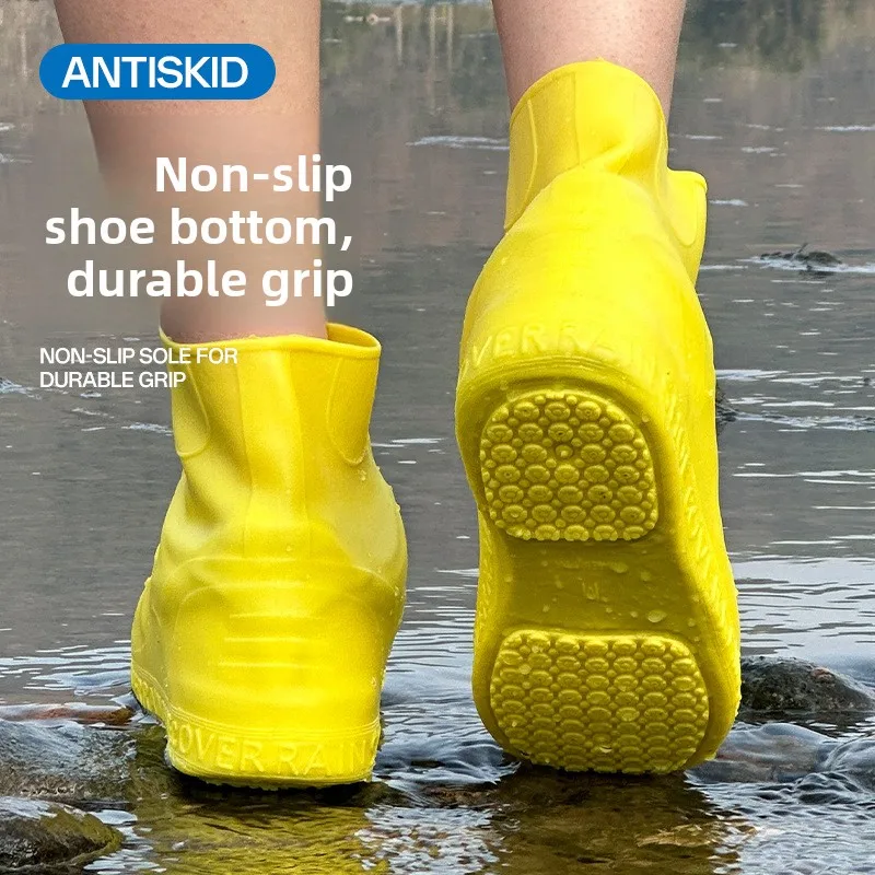 Kids Snow Boots CoverWaterproof Non-Slip Shoe Protector for Children,Thickened Wear-Resistant High Tube Gaiter for Snow Sand Mud