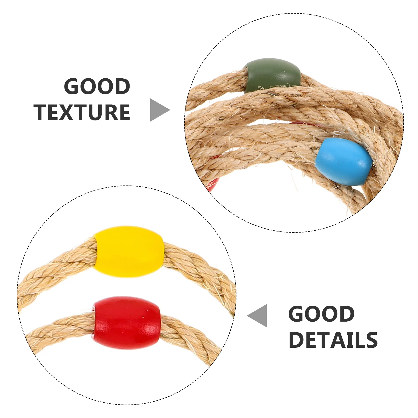 10Pcs Outdoor Seil Ring Werfen Spiel Hinterhof Rasen Camping Geschwindigkeit Agilität Werfen Ringe Training Set für Kinder Hoop Werfen