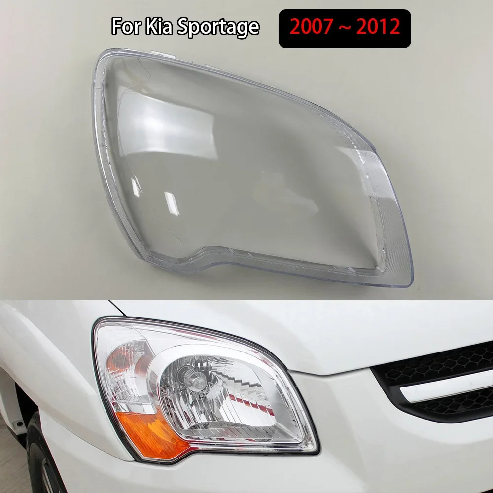 

Headlamp Transparent Cover Lampshade Headlight Shell Lens Plexiglass For Kia Sportage 2007 2008 2009 2010 2011 2012