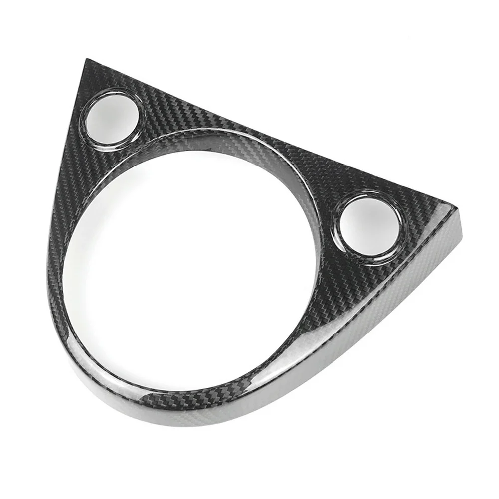 Dash Console Restoration Carbon Fiber Trim Carbon Fiber Gear Shift Frame Automotive Gear Shift Double-sided Tape Included