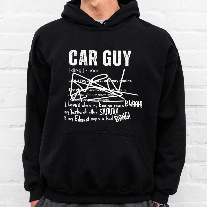

2025 Autumn and Winter Funny Car Guy Definition Hoodie Car Guy Gift, Gifts for Car Guys, Car Enthusiast Gifts, Funny Hoodies Men