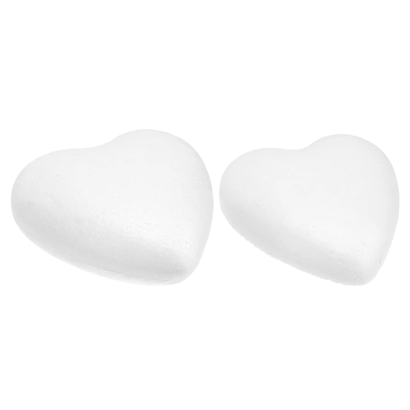 

2Pcs Heart Shaped Foam Models Craft Foam Hearts DIY Painting Decoration Wedding nament Baking Pan Kitchen Bar Supplies