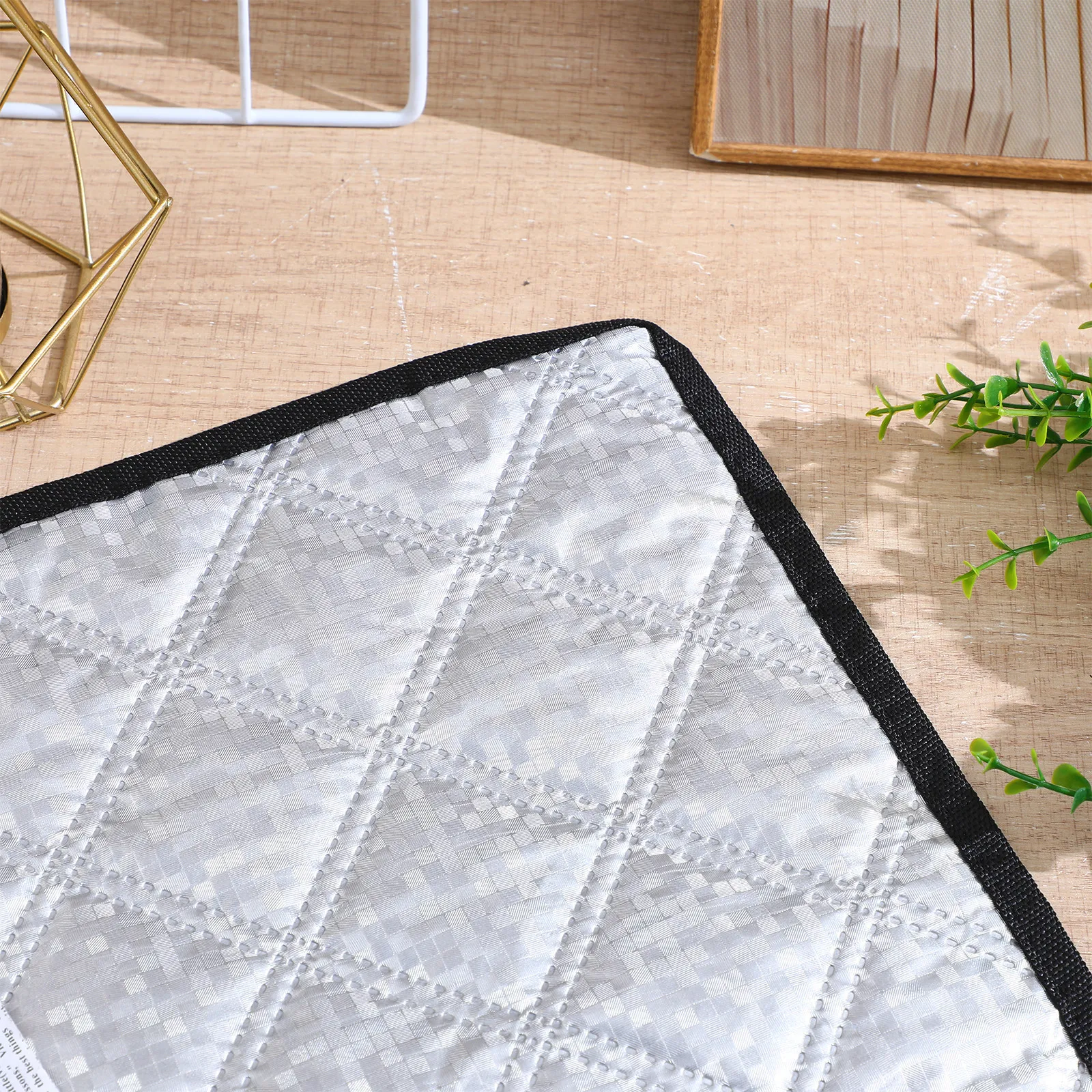 110x100cm Aluminum Foil Deep Freezer Cover Insulated Waterproof Sunshade Outdoor Mini Fridge Refrigerator Dustproof Cover