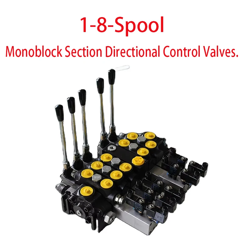 Hydraulic valve DCV series multi-channel hydraulic integral directional control valve for high-efficiency hydraulic systems