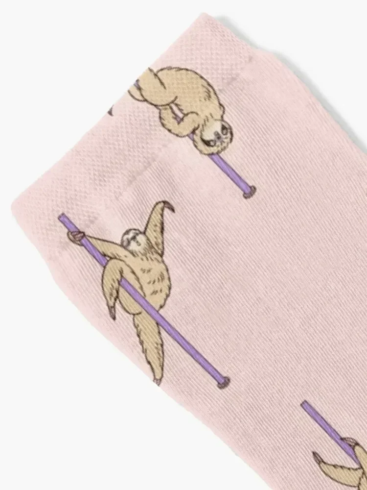 Sloths Pole Dancing Club Socks golf Rugby new year Socks Man Women's