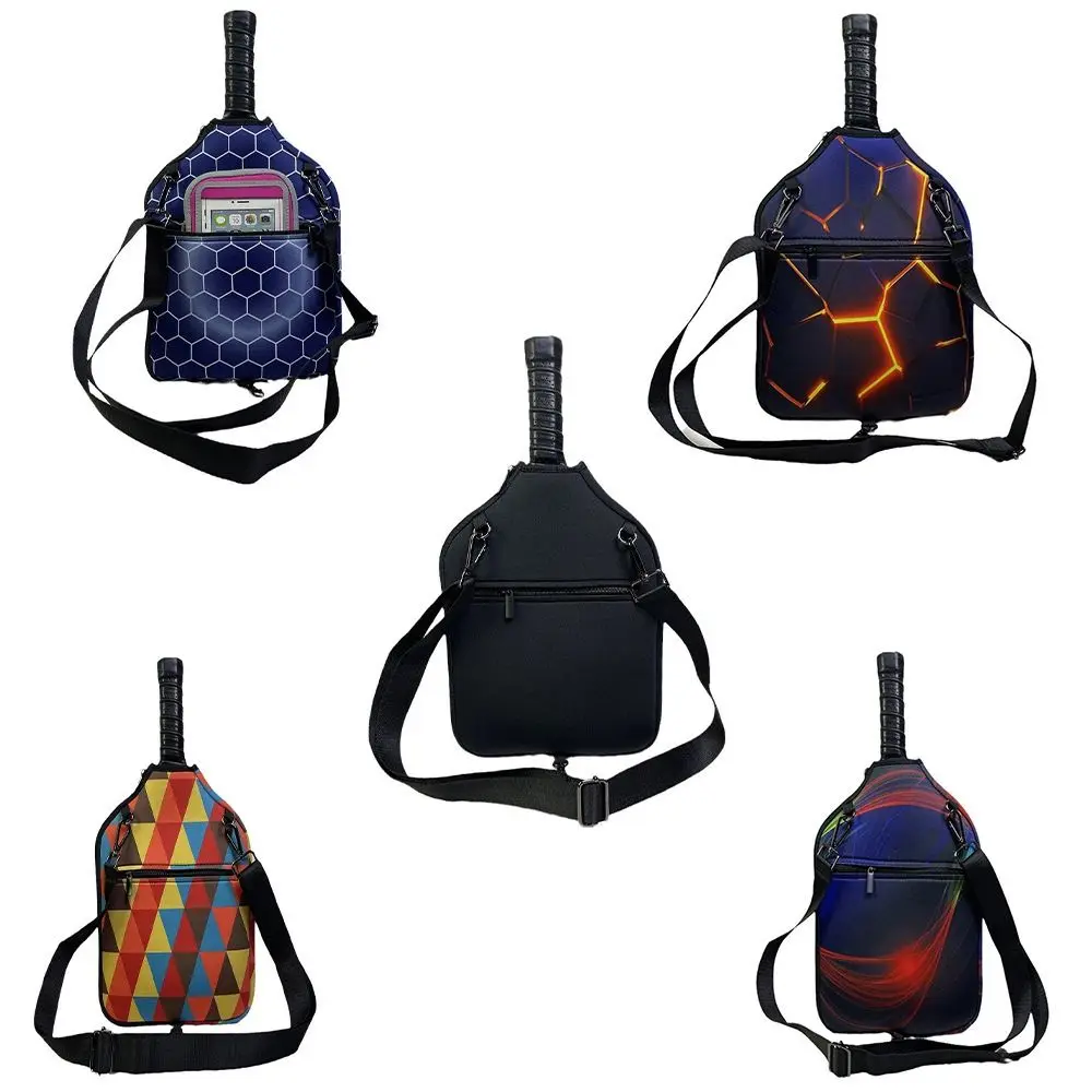 

Neoprene Pickleball Racket Sleeve Zipper Holder Zipper Design Pickleball Paddle Covers Waterproof Dust Cover Pick Case Protector