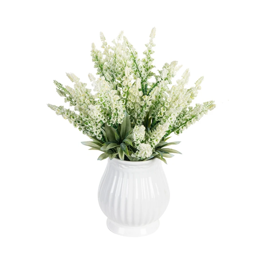 زهرة اللافندر الاصطناعية رغوة غرفة الأسرة زهرية عيد الميلاد باقة الزفاف حديقة قوس الورد الديكور سكرابوكينغ الملحقات #6