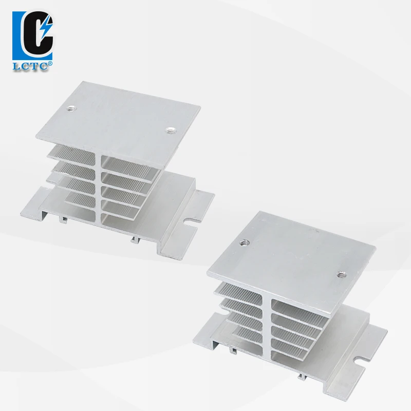 หม้อน้ำความร้อนสำหรับ Single Solid State Relay 10A 25A 40A SSR ฮีทซิงค์