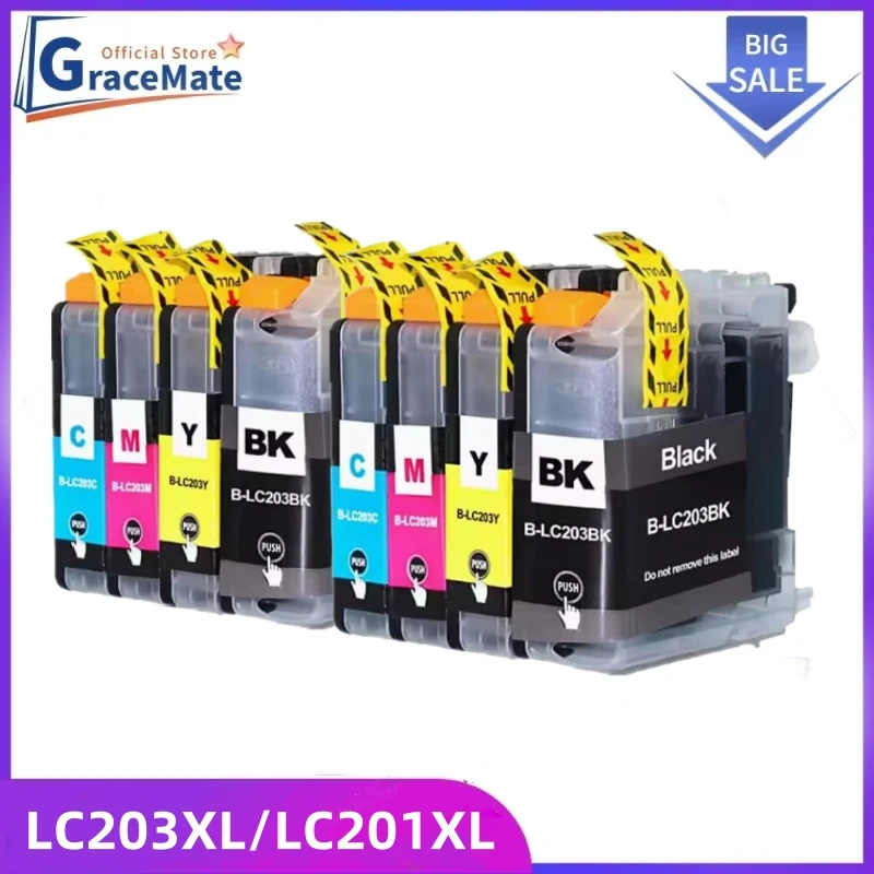 LC203XL LC201XL LC203 LC201 Compatible ink cartridge for brother MFC-J4320DW J4420DW J4620DW J5520DW J5620DW J5720DW Printer