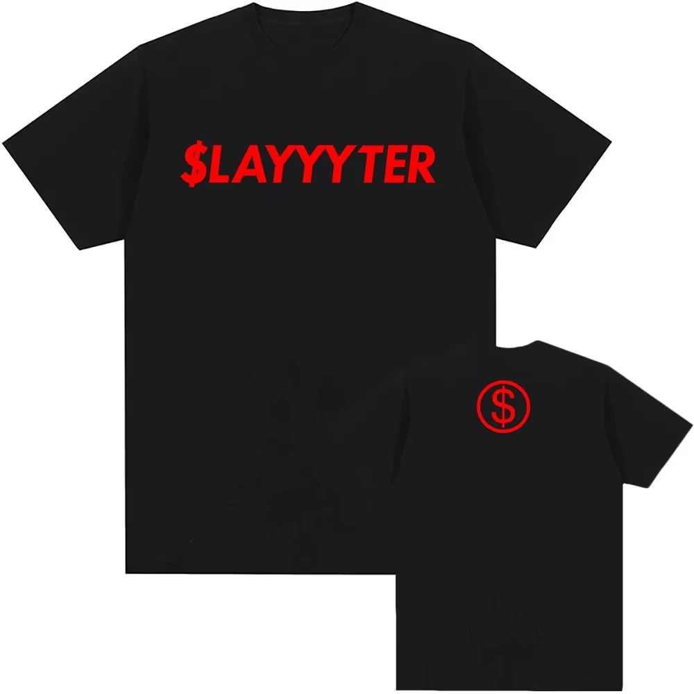2026 T-shirt Singer Slayyyter Graphic Print Tshirts Summer Short Sleeve C