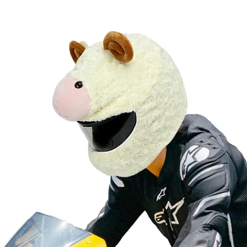 Cute Headgear Cover Motorcycle Accessories Funny Animal Full Face Headgear Moto Gear Lovely Full Face Helmet Cover Gifts