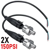 1/2X 150Psi DC5V 1/8NPT transductor de presión Sensor transmisor de acero inoxidable aceite aire agua combustible transmisor