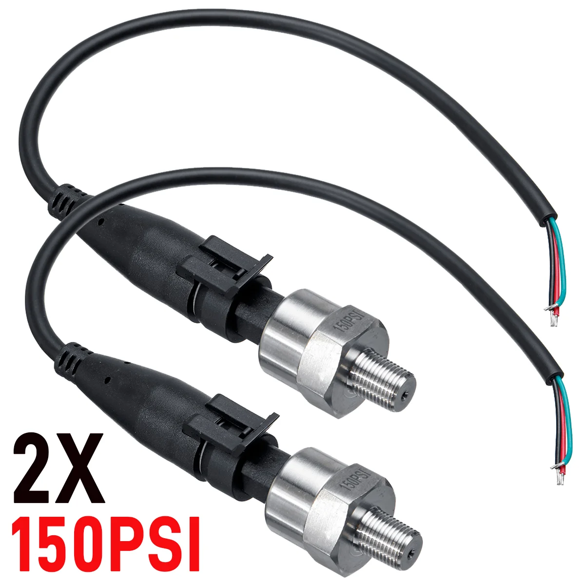 1/2X 150Psi DC5V 1/8NPT przetwornik ciśnienia czujnik przetwornika ze stali nierdzewnej olej powietrze woda przetwornik paliwa