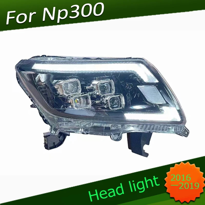 

LED Headlight Car Lights For Nissan Navara NP300 2016 2017 - 2019 Head Lamp Dynamic Signal Projector Lens Automotive Accessories