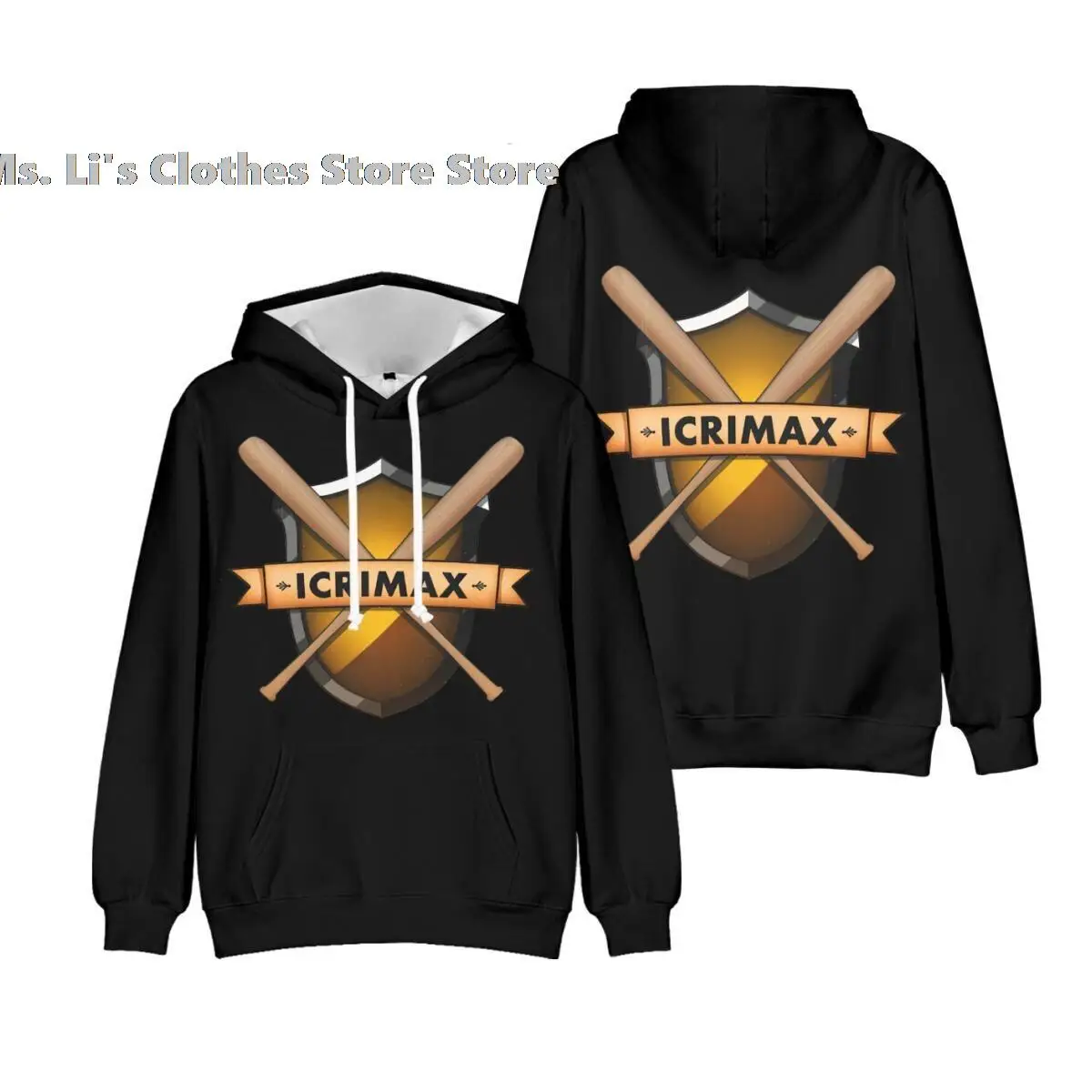 

Icrimax Merch Hoodie Sweatshirts Unisex Pullover Hip Hop Streetwear Teenage Hoodies Hot Sale Kids Clothes 2022 Outwear