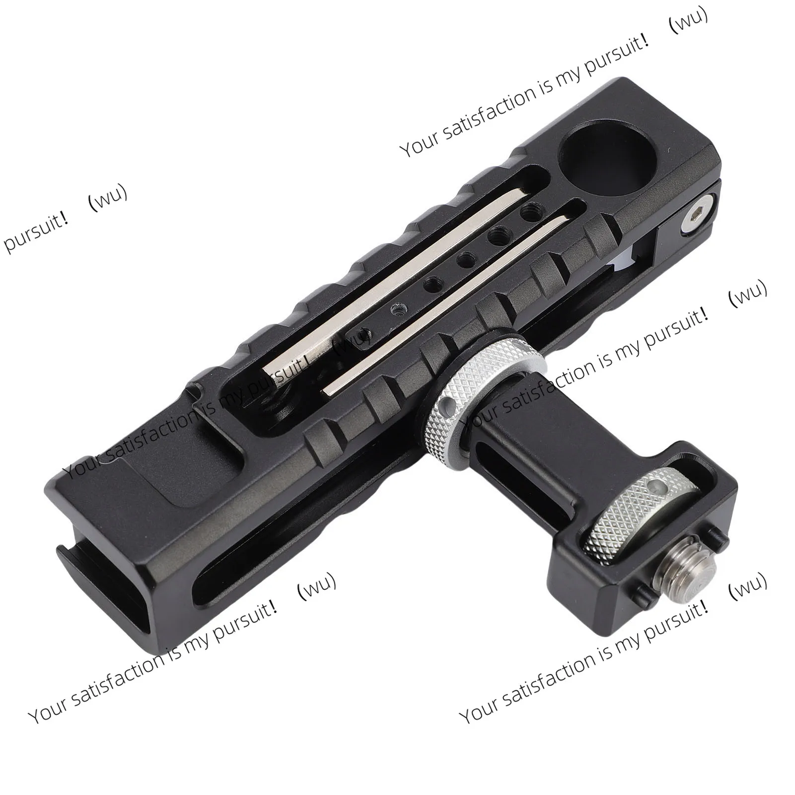 Camera Cage Grip Aluminum Alloy Cold Shoe Mount Sturdy Camera Cage Top Handle 3/8in Locating Screw Lightweight for Photography