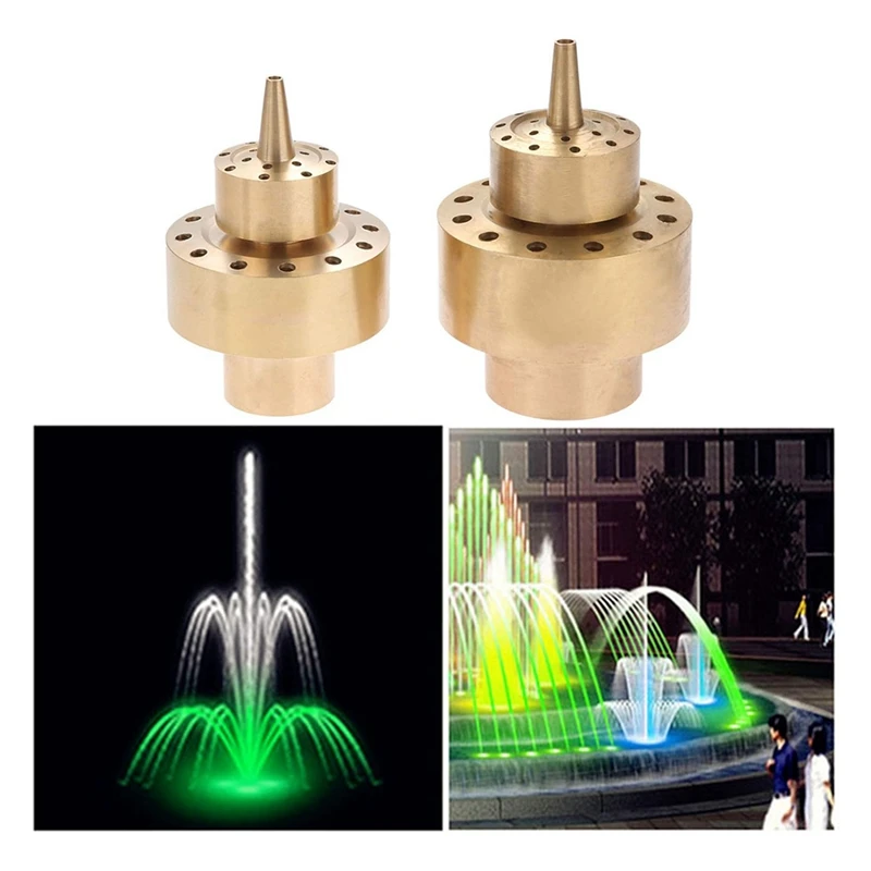 1Inch Brass DN25 Fountain Nozzle Column Water Fountain Nozzle Sprinkler Sprays Heads For Pond Bring Beautiful Visual