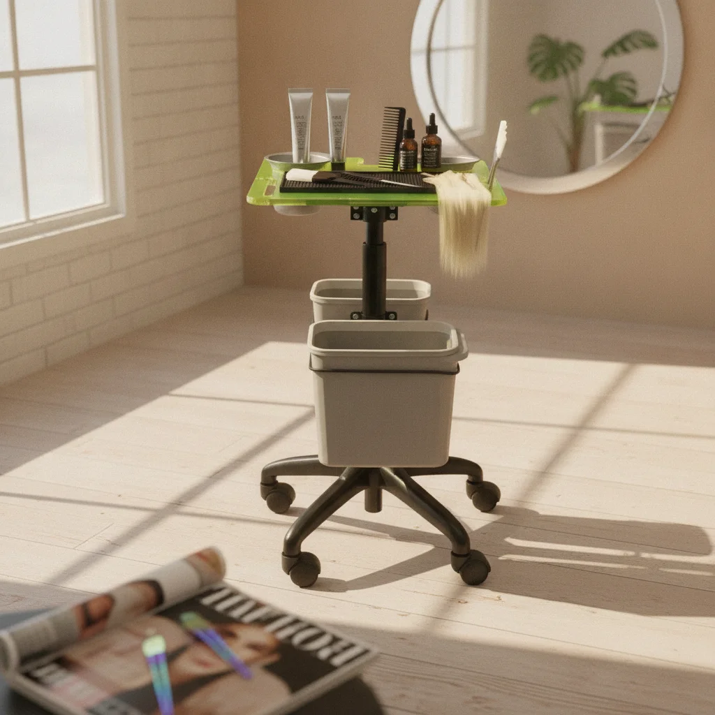carrello-in-acrilico-per-parrucchieri-con-vassoio-texturizzato-cinque-ruote-e-spazio-extra-per-professionisti-del-settore