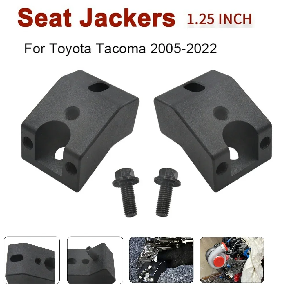 

1.25" Front Seat Spacers Lift Jackers Front Seat Jack Lift Riser for Toyota Tacoma 4Runner FJ Cruisers for Lexus GX470 2003-2022