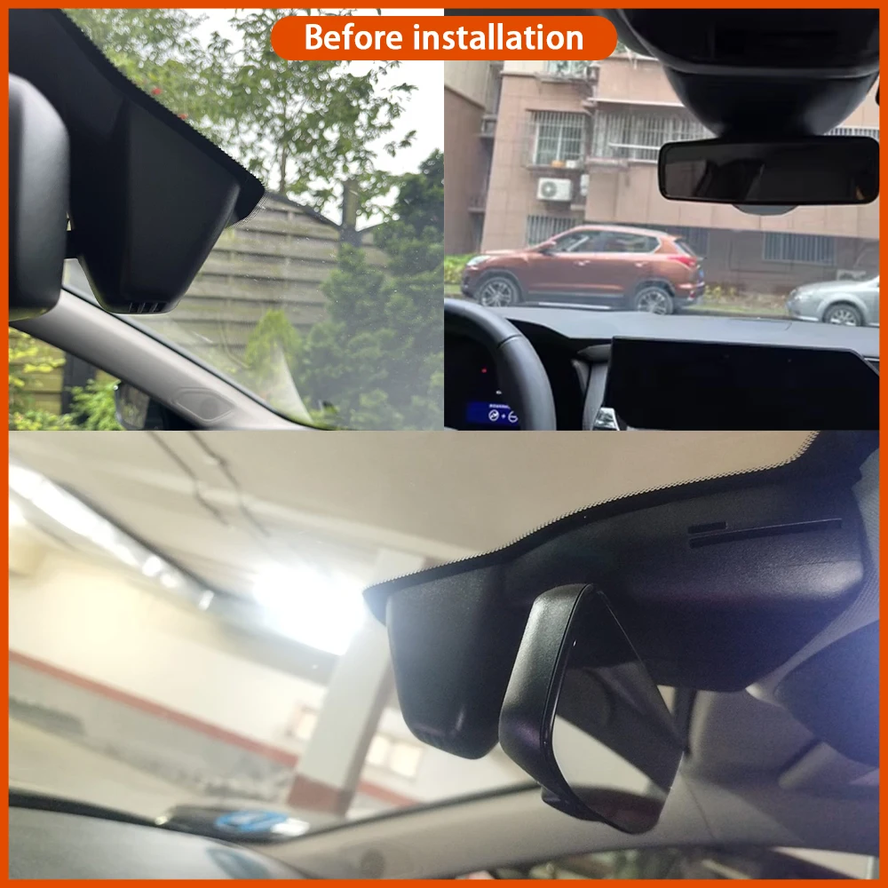 for Citroen C5 X Peugeot 408 P54 2021 2022 2023 2024 2025 Video Recorder 4K DVR Dash Cam Wifi Camera 170 Wide Angle Night Vision