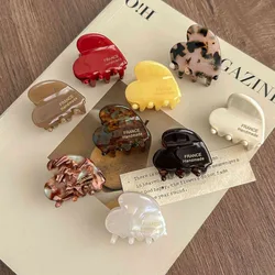 3.5cm Small Hair Claws Cute Heart Shaped Hair Clip Hairclaw For Girls Hairpins Children Women Hair Accessories Korean Hair Crabs
